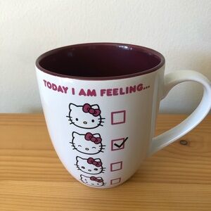 Hello Kitty White ‘Feelings’ Mug